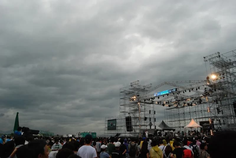 110807, 부산국제락페스티벌, 삼락공원