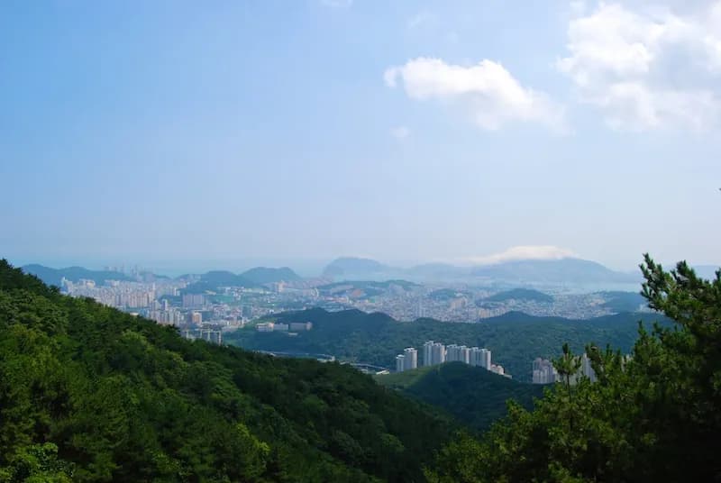 황령산에 올라