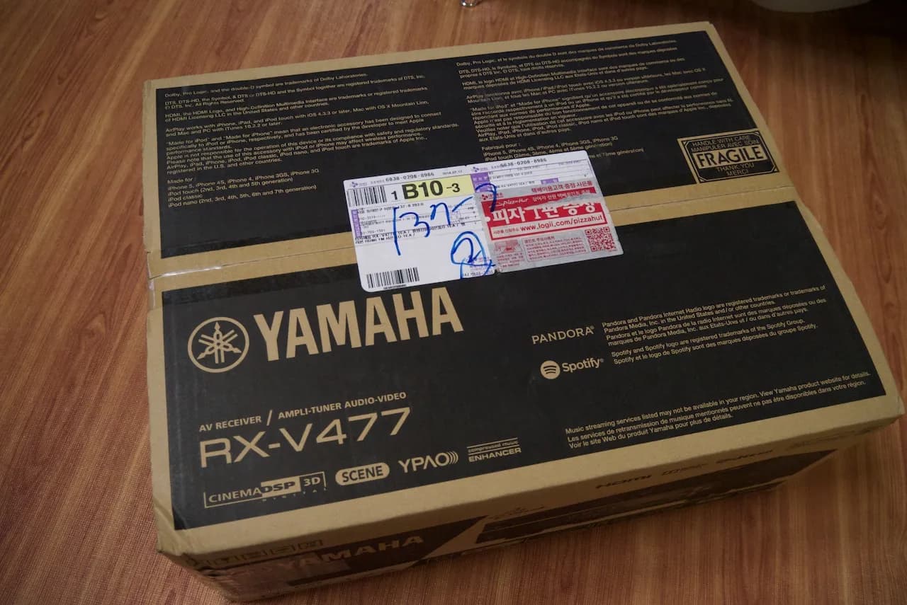 YAMAHA RX-V477 : 두번째 A/V Receiver