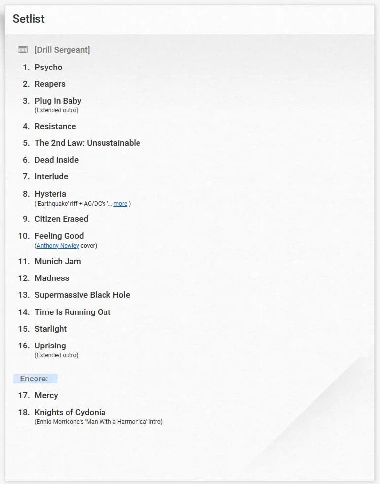 150930, 뮤즈(MUSE) 내한공연 @ 올림픽공원 체조경기장