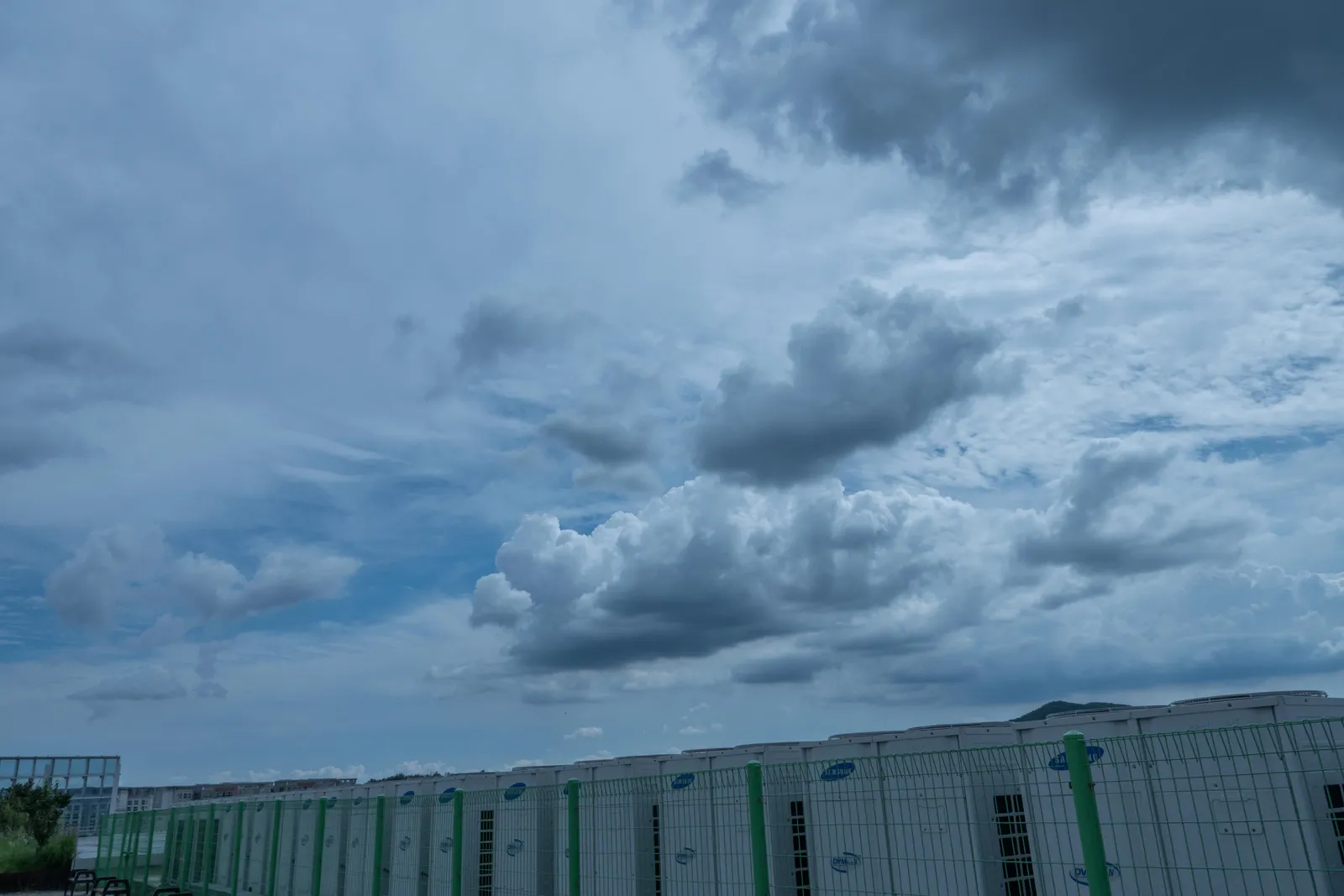 170812, 회사 옥상에서 구름 구경