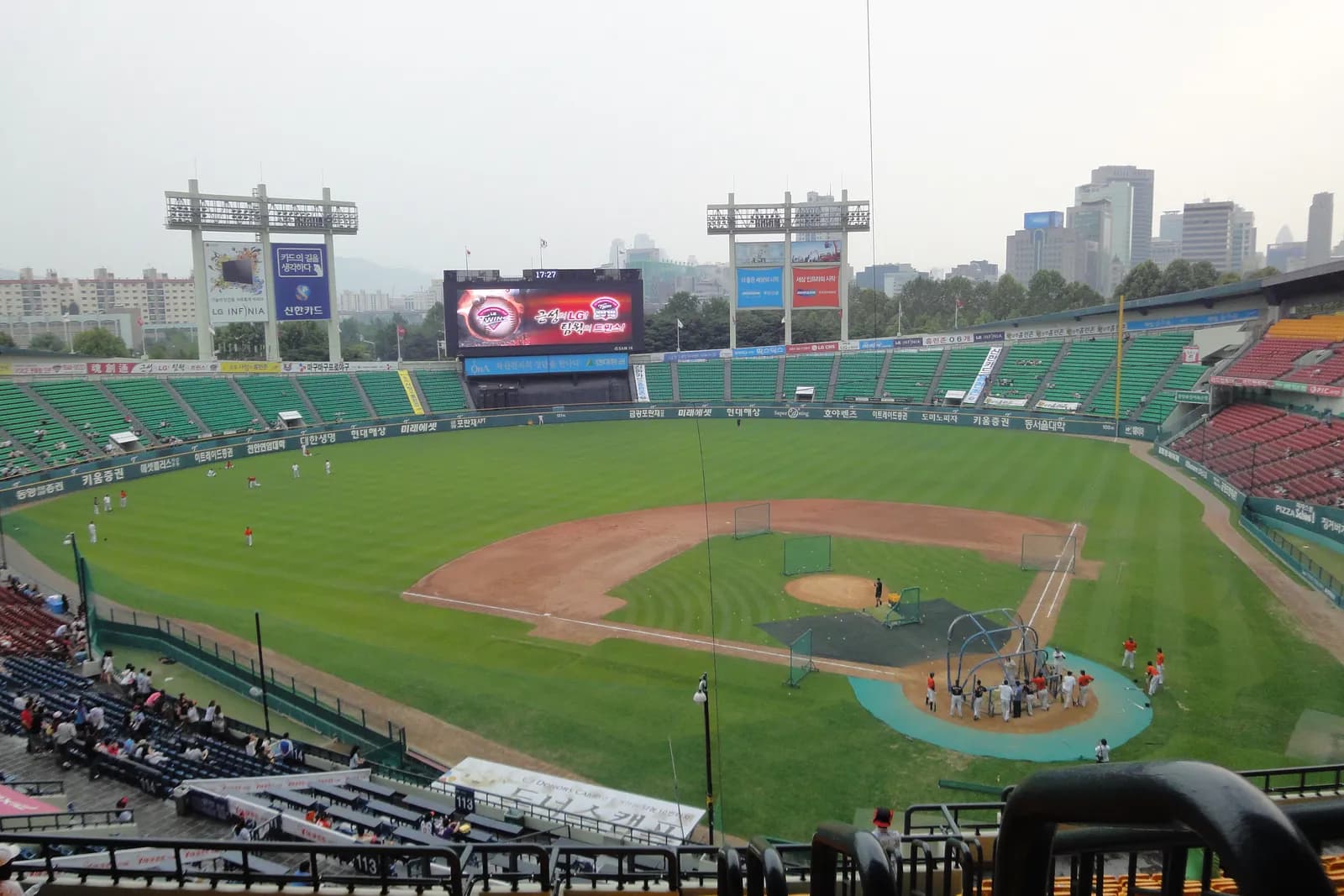 100618, 프로야구 롯데자이언츠 vs LG 트윈스 @ 잠실야구장