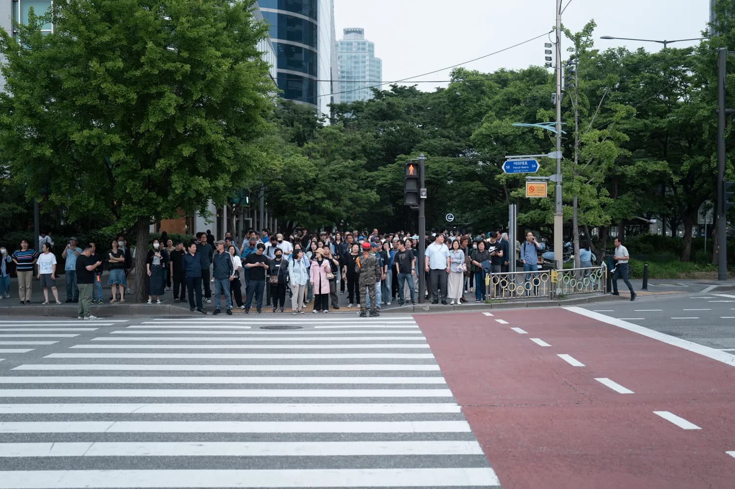 민주당 대통령 후보 이재명의 마지막 여의도 유세